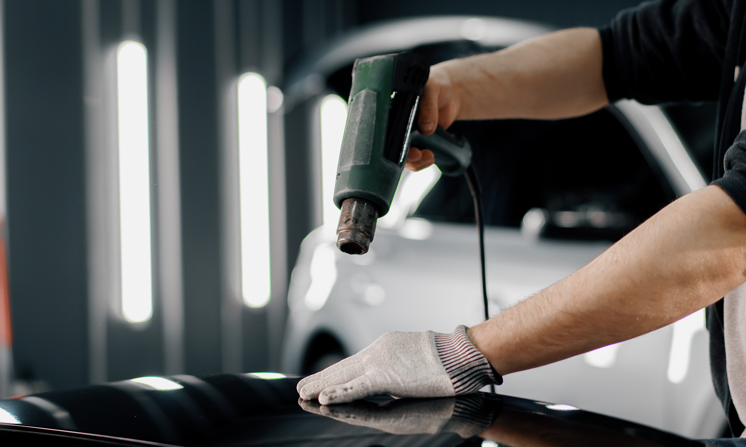 Using Heat Gun to stretch and mold Paint Protection Film