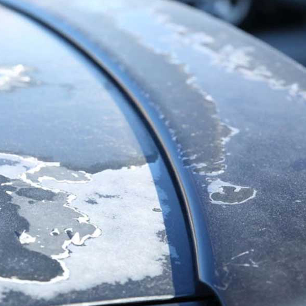 Car exterior exposed to UV rays